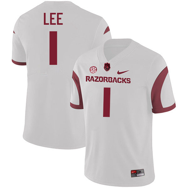 #1 Phillip Lee Arkansas Jersey,Arkansas Razorbacks College Football Jerseys Stitched-Retro White  #1 Phillip Lee Arkansas Jersey,Arkansas Razorbacks College Football Jerseys Stitched-Retro White